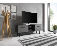 Televizní (TV) stolek Nord - černý/grafit